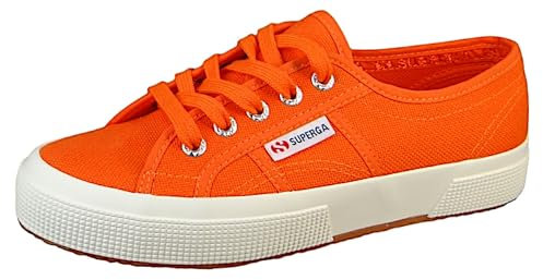 Superga Damen Low Sneaker COTU Classic Orange Textil 40