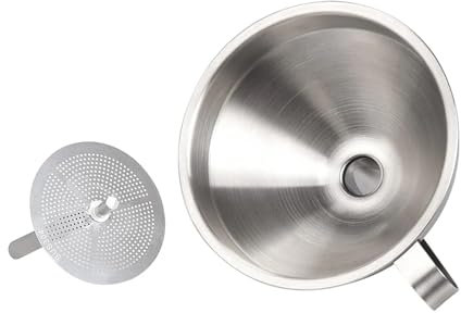 3D Printer Resin Filter Funnel Stainless Steel Removable Double Strainer UV Resin Filter Cup Compatible With Elegoo Anycubic SLA/DLP/LCD (Color : 2PCS)