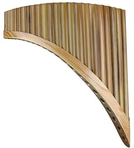 pan flute instrument 22 Pipes C Key Pan Flute Pan Pipes Woodwind Instrument Chinese Traditional Musical Instrument With Box (Color : Left-hand)
