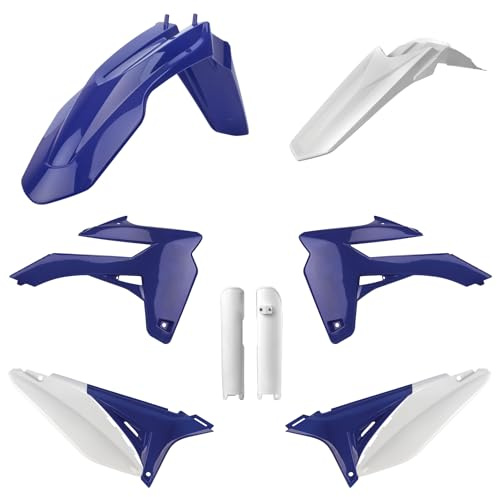 POLISPORT 91432 - Kompletter Kunststoffsatz (mit Gabelschutz) SHERCO Farbe OEM