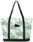 Sukkulenten Kaktus Handtasche für Damen und Mädchen, tropischer Kaktus, große Tragetasche, 22,2 l, große Kapazität, Reißverschluss, Segeltuch, Schultertasche für Reisen, Arbeit, Schule, farbig,