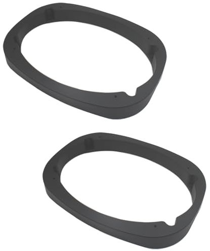 OZXNO 2pcs 6 X 9 Speaker Spacers Ring Universal Car Audio Speaker Pad Subwoofer Mid Range Installation Mounting Adapter (Black)