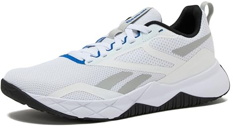 Reebok Men's Nfx Trainer Sneaker, White/Black/Optimum Blue, 10 UK
