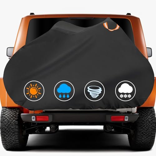 widesmile Housse de protection pour 3 vélos – Protection résistante au vent 600D pour porte-vélos avec revêtement en polyuréthane, convient pour attelage de voiture/porte-bagages arrière (210 x 116 x