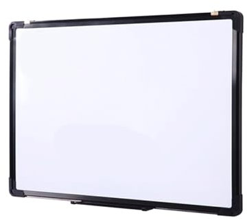 SnamicE Einseitiges Whiteboard – schwarzer Rahmen aus Aluminiumlegierung, zum Aufhängen, trocken abwischbare Tafel für Bürobesprechungen, Unterrichtstraining, Graffiti-Malerei, 7,70x100cm