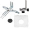 Convenient Router Edge Guide Template for Trimming Machine, Suitable for 3701 3709 (baseboard)