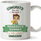 MUGFFINS Marathon Runner Man Mug - in English - Best in Universe Trophy - Funny Gift for Colleagues - Ceramic 11oz Mug