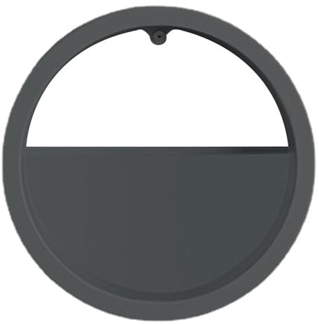 Florero de maceteros de pared, macetero de pared - Maceta colgante redonda transparente | Maceta redonda circular para interiores, contenedor Vertical para colgar en la pared, decoración del hogar