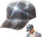 Disco-Kugel-Cowboy-Hut,Funkelnde Spiegelkugelhüte Für Trendige Discokugel-Kappen-Liebhaber-Cowboyhut, Discokugelspiegel, Spiegelkugelhüte, Discokugelkappen, Glitzernd, Trendig, Silber, Cosplay-Requi