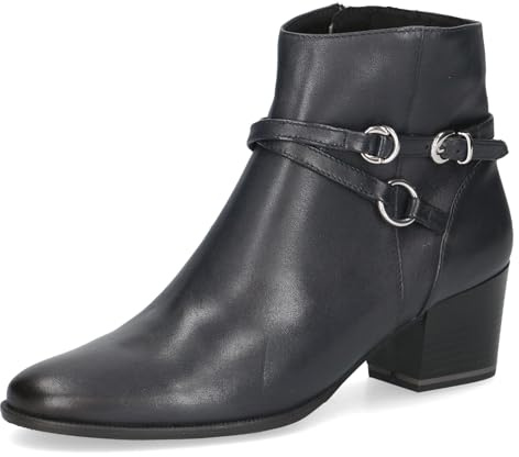 CAPRICE Damen Stiefeletten aus Leder mit Schnalle