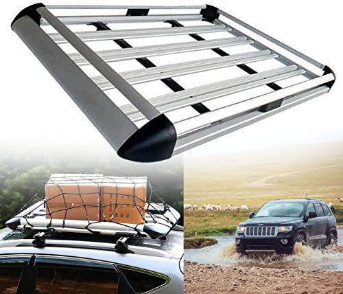 Dachgepäckträger Dachkorb Dachgepäckträger tasche Dachgepäckträger Universal,dachbox offroad zubehör auto Gepäckkorb Auto Top-Gepäckhalter Träger SUV-Aufbewahrung,160X100cm