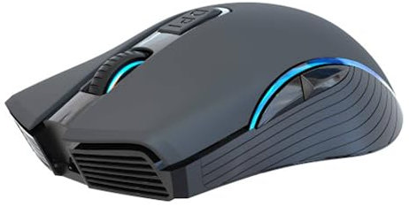 MitoDirect Ergonomic Wireless Gaming Mouse - 2.4GHz & Bluetooth, RGB light, Rechargeable Built-in Battery, Adjustable DPI for PC/Laptop