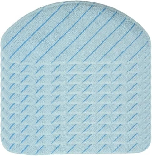 10 Stück Mikrofaser Wischtücher für Ecovacs für DEEBOT T9 Serie T9 AIVI T9 PRO T9 MAX T8 T8+ T8 Max T8 AIVI N8 N8+ N8 Pro N8 Pro+ /OZMO Pro/OZMO Pro 2.0 Saugroboter Waschbares Reinigungstuch