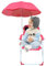 Silla infantil con sombrilla,Silla de jardín plegable – Ligera portátil estable para viajes excursiones al aire libre Picnic Playa Jardín Vacaciones
