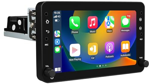 Ossuret Autoradio pour Alfa Romeo Spider/159 / Brera /159 Sportwagon, 7 Pouces Android 14 écran Tactile 2+32 Go Navigation GPS avec Carplay Android Auto WiFi Bluetooth USB