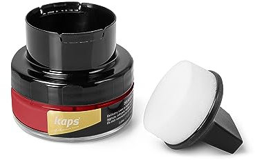 Kaps Crème Délicate – Crème de Cirage avec Applicateur en Éponge pour Cuir naturel et Matières synthétiques ou Maroquinerie – 50ml, Rose Clair 162