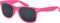 Balinco Lunettes de soleil UV400 CAT 3 CE Rubber - avec charnière à ressort pour femmes et hommes (rose - smoke)
