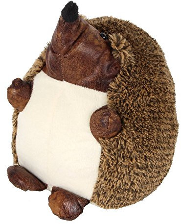 Juliana Home Living Hedgehog Door Stop Leather & Plush DS2795 Doorstop Country, 23cm, Lilac