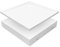 Plato de ducha con soporte de poliestireno, cuadrado, rectangular, estándar, blanco, 17 cm de alto, Senta New (80 x 80 x 4,5/17)