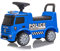 Rutscher Mercedes-Benz Antos Polizei - ab 12 Monate, Sitzhöhe 280 mm, Kippschutz, Kofferraum unter der Sitzfläche, Schub- und Haltegriff, LED Signallichter und Sirene/Hupe