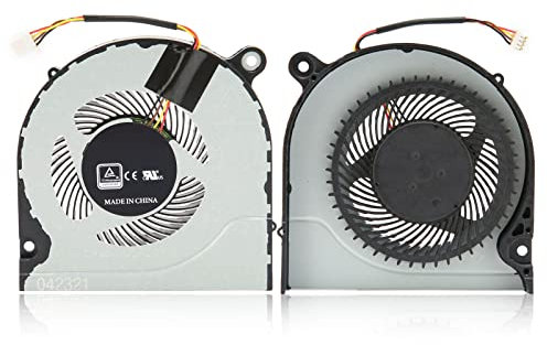 CPU Cooling Fan, 4Pin Case Fan Replacement, Laptop Cooler Computer Cooling Fan Radiator for Acer Helios 300/g3-571/g3-572/ph315-51