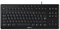 CHERRY STREAM KEYBOARD TKL, clavier mécanique filaire sans pavé numérique, disposition française (AZERTY), Frappe silencieuse, Sensation de frappe unique, Noir