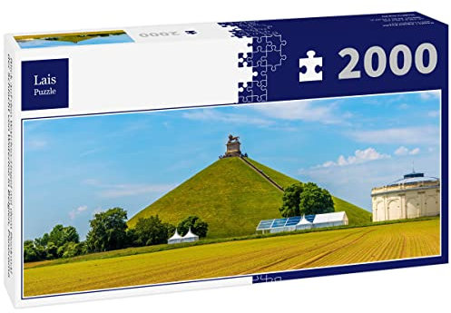 Lais Jigsaw Puzzle View of the Watrloo hill with the Battle of Waterloo memorial in Belgium, panorama 2000 pieces