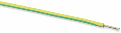 Silikon-Litze, 1,5 mm², grün/gelb, 10 m