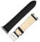 &Diamonds Saffiano Leather Apple Watch Strap 38mm, 40mm, 41mm, 42mm, 44mm, 45mm and 49mm for Men & Women, Genuine Leather Replacement Strap for iWatch Series 6, 7, 8, and 9 (Onyx)