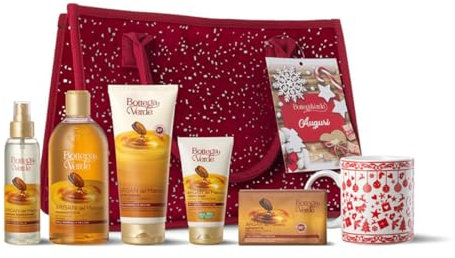 Bottega Verde - Velvet Shopping Bag Argan - Bagnodoccia, Latte corpo, Crema mani, Deodorante, Saponetta, Mug e Borsa