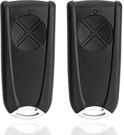 pepape 2 Stück Garagenöffner-Fernbedienung für EcoStar RSC4-433, RSC2-433, RSE2-433, Gate Handsender für Hormann EcoStar Liftronic 500/700/800 für Portronic D2500/D5000/S4000
