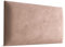 Muralo - Samt Wandkissen Stoff Polster-Paneel für Schlafzimmer Wohnzimmer Bett Wandpolster Bettkopfteil Lendekissen Modern Luxus Gepolstert Magic Velvet (Rosa, 70 cm x 30 cm)