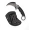 KHU Outdoor Messer Feststehende Klinge Survival Messer Jagdmesser Bushcraft Messer Camping Messer - D2 Stahl, G10-Griff - Outdoor Jagd Wandern - Mit Kydex Scheide (Schwarz-18A)