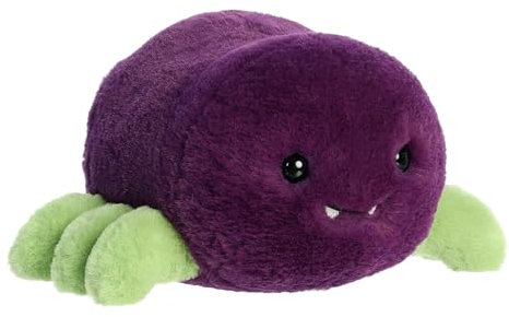 Aurora Adorable Spudsters Syd Spider Stofftier - Tr stendes Kuscheln - Verspielte Begleiter - Lila 25,4 cm