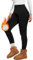 Missluck Thermo Leggings Damen Gefüttert Thermoleggings Verdickte Plüsch Thermohose Fleece Leggins Warme im Winter,Schwarz,XXL