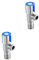 HOMSFOU 2 Pièces vanne d'arrêt évier mural vanne d'angle d'évier raccord de tuyau de dérivation d'eau lavabo WC suspendu adaptateur d'eau robinet d'arrêt d'évier angle de toilette
