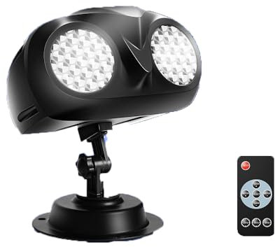 RANJIMA Schneeflocken Projektor, Wasserdicht LED Projektionslampe mit Fernbedienung, Projektor Weihnachten Aussen, Projektor Lichter Weihnachtsbeleuchtung für Innen Außen Garten Weihnachten Party Deko