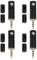 eMagTech 4 Stück 2,5 Mm Stereo-Klinkenstecker Ersatzteil 4-poliger Audio-Stecker Reparatur-Lötadapter für Kopfhörer DIY-Audiokabelstecker