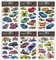 SEABABOO Wandtattoo Auto Junge3D Cars Wandsticker 6 Blättern Fahrzeuge Traktor Wandaufkleber Aufkleber Cars Wandsticker Doppelschicht Wanddeko für Kinderzimmer Jungen Schlafzimmer Babyzimmer