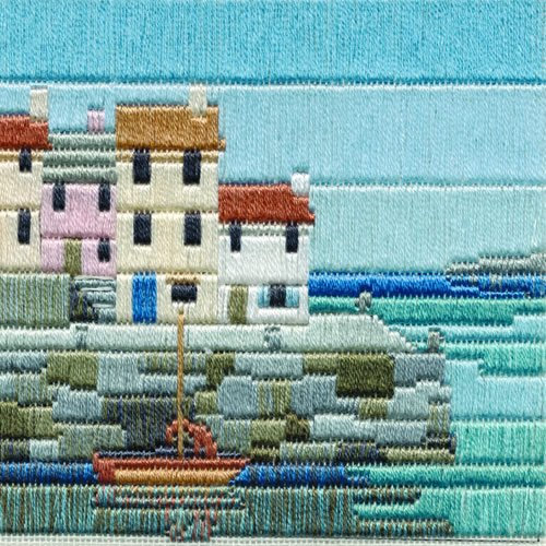 Derwentwater Designs Fishermens Cottages Long Stitch Kit