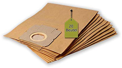 eVendix Sac d'aspirateur adapté pour Moulinex 500 - Vectral | 20 Sacs à poussière + 4 microfiltres + 4 filtres de Moteur | Semblable au Sac d'origine: W 56