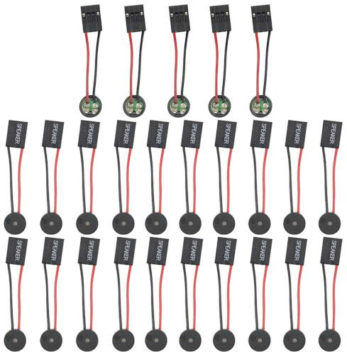 WMYCONGCONG 25 PCS PC Computer Motherboard Beeper Code Internal Speaker Buzzer Computer Case Buzzer