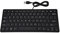 Clavier D'ordinateur, Mini Clavier Ultra-Mince à 78 Touches avec Interface USB, Clavier Filaire USB Noir/Blanc Adapté pour Ordinateur Portable/Ordinateur de Bureau(Le Noir)