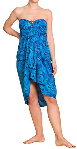 PANASIAM Sarong B003 Blue tones, L