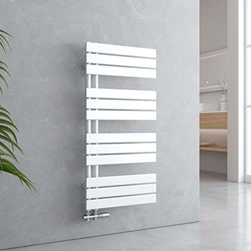 EMKE SFTR1050X1W-ADR Radiatore da Bagno, Bianco, 1041x500 mm