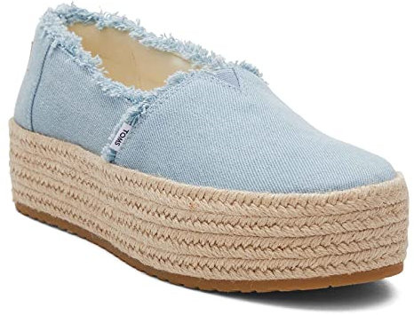 TOMS Damen Valencia Schlupfschuh, Pastellblau, 40 EU