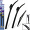 Fits MG ZS 2017-onwards Set of 3 Windscreen Wiper Blades alca Germany Super Flat Front Rear 241410 ASF2414MG10A1