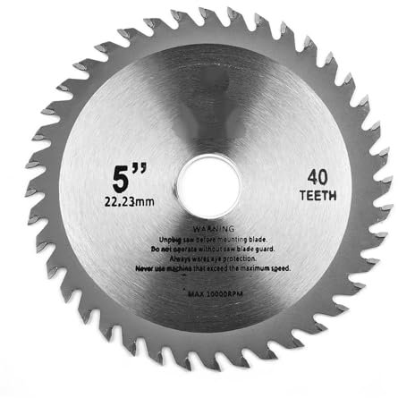 IGASHI Angle grinder saw blade 5 Inch 125mm Table Cutting Disc Circular Wheel 40 Teeth Saw Blade For Wood Carbide Cutting Oscillating Tool Accessories
