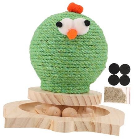 minkissy Funny Cat Scratch Toy Mit Interaktivem Spielzeug Adorabler Kätzchen-drehteller Für Katzenbeschäftigung Schützt Möbel Und Sorgt Für Stundenlangen Spielspaß