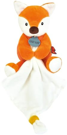 Baby Nat' - Doudou Balthazar Le Renard - Peluche Bébé - Doudou Renard Doux et Facile à Attraper - pour Bébé Garçon ou Fille Dès la Naissance - Compagnon Jour et Nuit - Idée Cadeau - BN6019